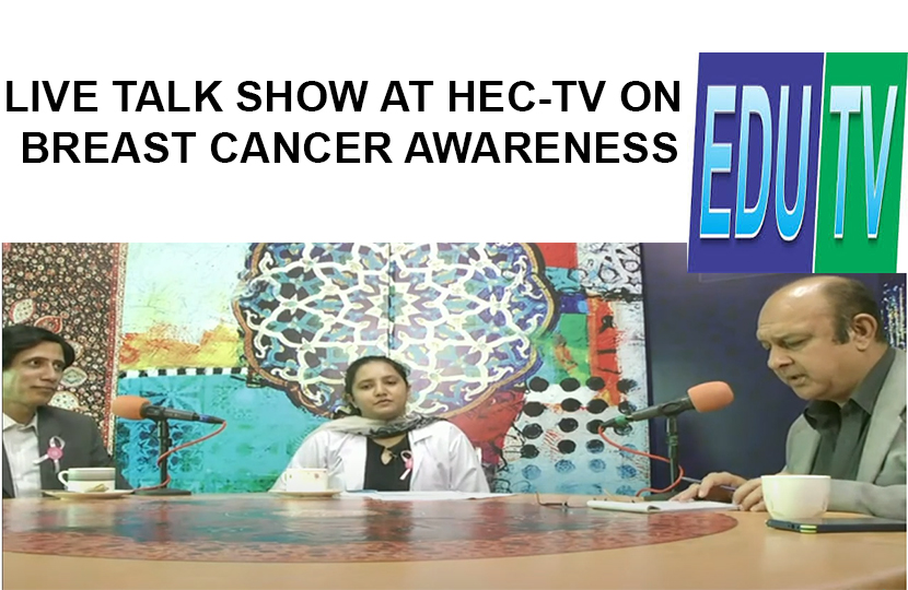 Live Talk Show at HEC TV on Breast Cancer Awareness
