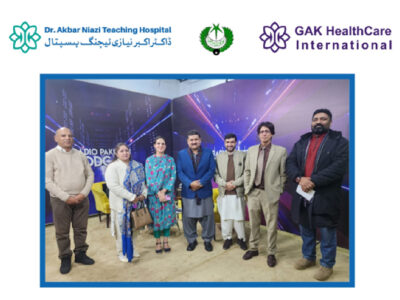 Dr. Areej Neyazi Visits Radio Pakistan for Guided Tour and Healthcare Podcast